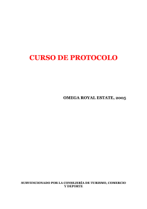 curso de protocolo - Junta de Andalucía