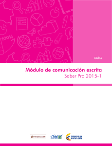 Módulo de comunicación escrita Saber Pro 2015-1