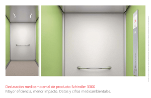 Schindler 3300 Ascensor medioambiental