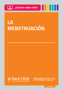La menstruación
