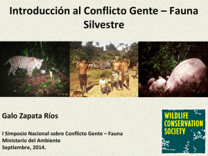 Galo Zapata - Introducción Conflicto Gente-Fauna - SIB