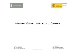 Manual de Promoción del Empleo Autónomo.