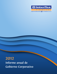 Informe anual de Gobierno Corporativo