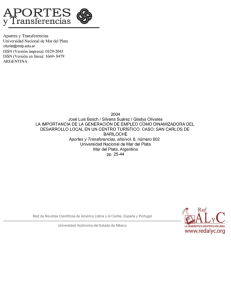 Redalyc. LA IMPORTANCIA DE LA GENERACI&Oacute;N DE EMPLEO