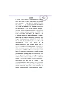 EDICTO El Juzgado Civil y Comercial de Primera Instancia N°l, ÜáL