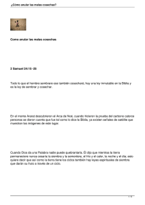 ¿Cómo anular las malas cosechas?