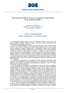 Real Decreto 605/1999, de 16 de abril, de regulación