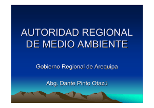 AUTORIDAD REGIONAL DE MEDIO AMBIENTE