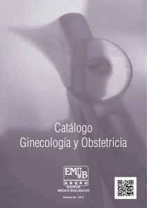 Catálogo de Ginecología