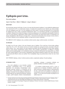 Epilepsia post ictus.