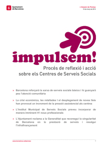 Projecte "Impulsem!" - Ajuntament de Barcelona