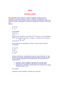 Apunte - Matemáticas - Aplicaciones de Ecuaciones Lineales