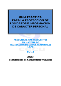 guía práctica para la protección de los datos e información