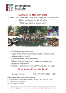 SUMMER IN THE CITY 2016