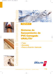 Sistema de Saneamiento de PVC Corrugado