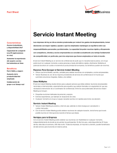 Servicio Instant Meeting