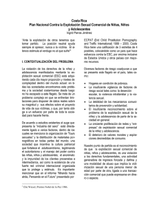 Costa Rica Plan Nacional Contra la Explotación Sexual Comercial