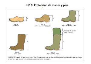 UD9 EPI´s protección de manos y pies