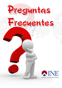 Preguntas Frecuentes - Instituto Nacional de Estadística de Bolivia