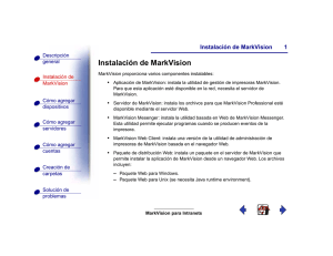 Instalación de MarkVision