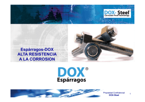 Espárragos-DOX ALTA RESISTENCIA A LA CORROSION - DOX