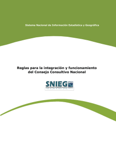 Reglas para la integración y funcionamiento del Consejo Consultivo