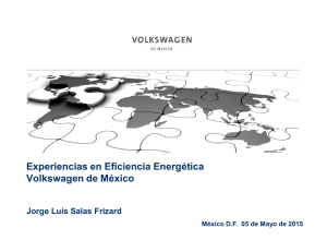 Experiencias en Eficiencia Energética Volkswagen de
