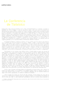 La Conferencia de Tlatelolco - revista de comercio exterior