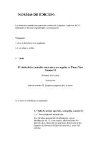 normas de edición - Universidad Complutense de Madrid