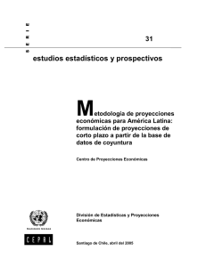 Metodología de proyecciones económicas para América Latina