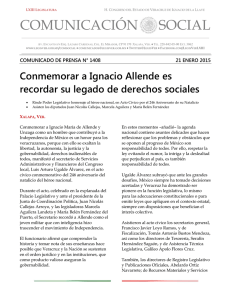 comunicación social - H. Congreso del Estado de Veracruz