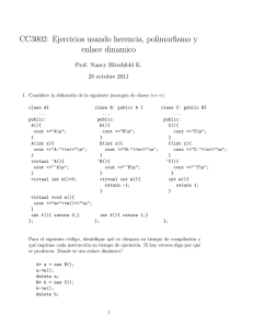 CC3002: Ejercicios usando herencia, polimorfismo y - U