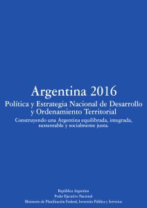 Argentina 2016 - Ministerio de Energía y Minería