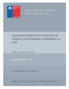 Usuarios del Régimen de Accidentes del Trabajo y Enfermedades