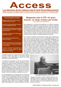 Ntaganda ante la CPI: Un gran avance, un largo camino por andar