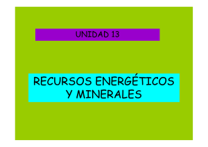 Apuntes tema 13. Rec energéticos y minerales