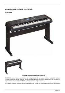 Piano digital Yamaha DGX-650B