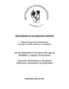 2011-06-17 Informe de supervisión Lago de Amatitlan