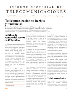 Informe Sectorial de Telecomunicaciones No. 5