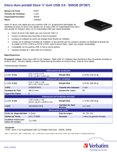 Disco duro portátil Store `n` Go® USB 3.0
