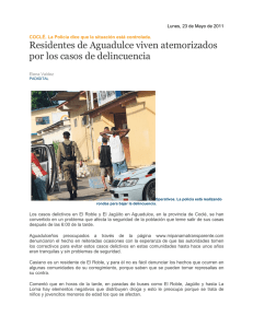 Residentes de Aguadulce viven atemorizados por los casos de