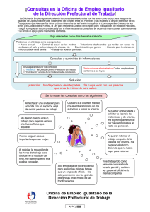 ¡Consultas en la Oficina de Empleo Igualitario de la Dirección