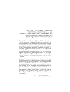 inconstitucionalidad de la prisión preventiva obligatoria a la luz de