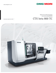 CTX beta 800 TC - DMG MORI México