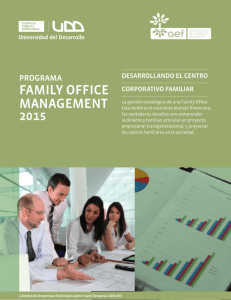 FAMILY OFFICE MANAGEMENT 2015