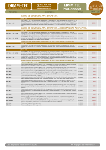 Lista de Precios - Comm-Tec