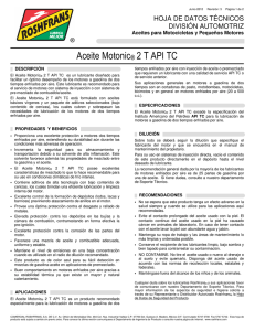 Aceite Motonic® 2 T API TC
