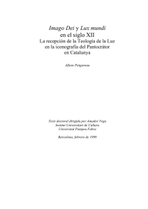 Imago Dei y Lux mundi en el siglo XII
