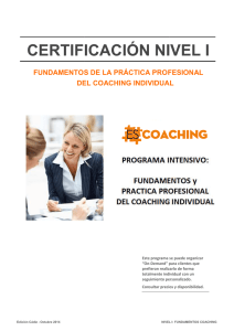 Descargar Programa Certificación Coaching Edic