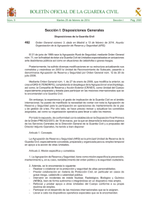 Boletín Oficial de la Guardia Civil número 9 de 2014